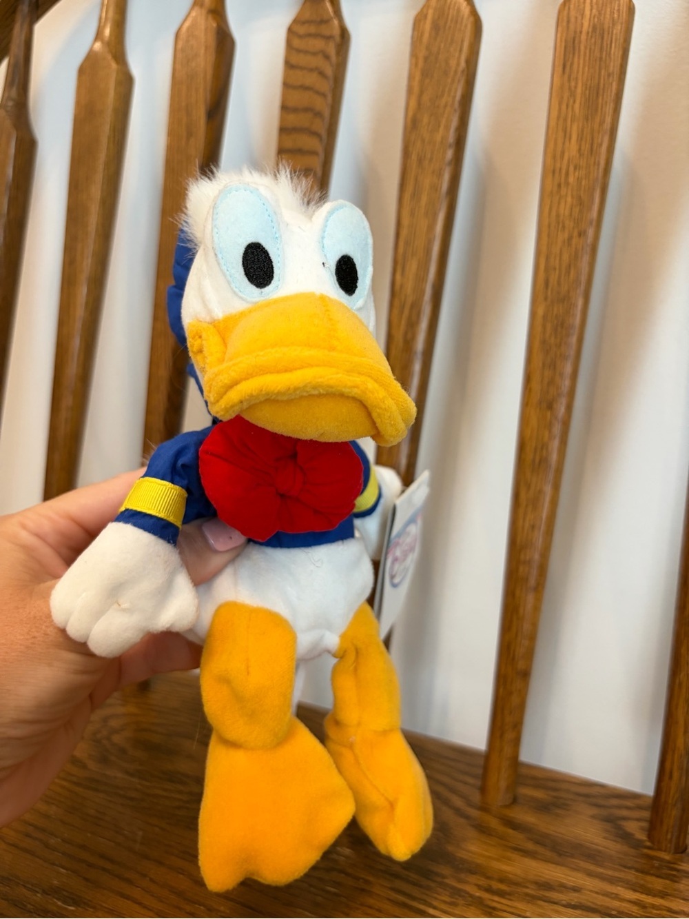 VTG Disney Store Donald Duck Mini Bean Bag Plush 9" NWT